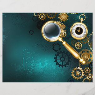Lupa no estilo Steampunk
