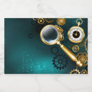 Lupa no estilo Steampunk