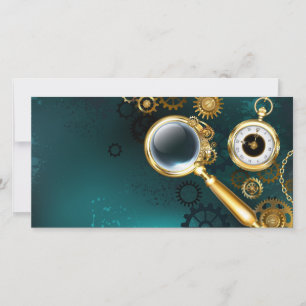 Lupa no estilo Steampunk
