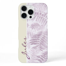 Lush Serene Pink Ferns em Amarelo