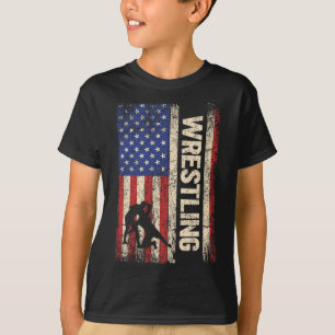 Luta Americana Bandeira Camisa 4 de J