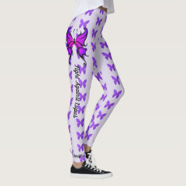 Luta contra as leggings femininas de texto persona