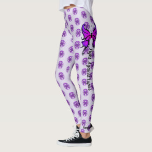 Luta contra as leggings femininas de texto persona