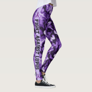 Luta contra as leggings femininas do Camo Roxo Lup
