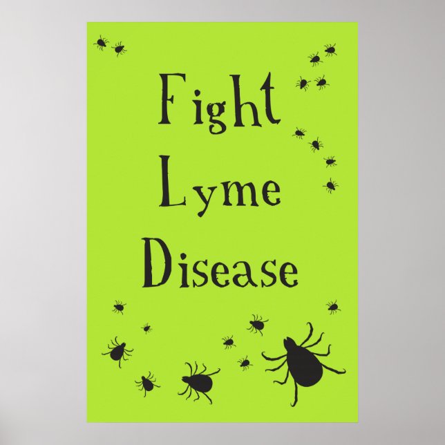Luta contra o poster de Lyme (Frente)
