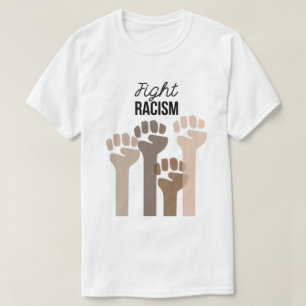 Luta contra o racismo na camiseta