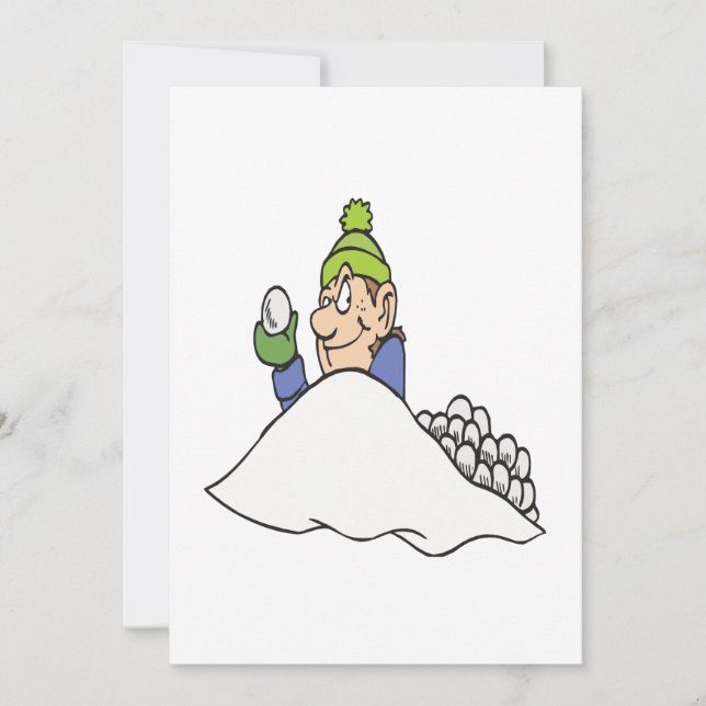 Luta da bola de neve (Frente)