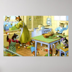 Luta da comida no impressão do agregado familiar