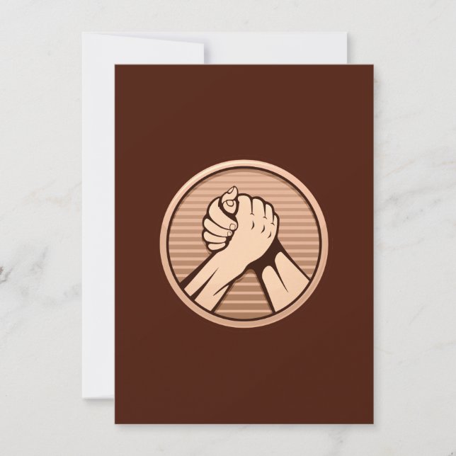 Luta de braço Bronze (Frente)