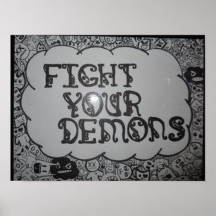 Lute seu poster dos demónios