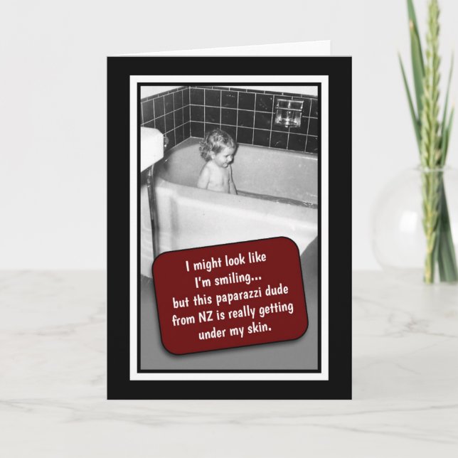 ❤️ Luv que de Luv U eu o cartão w/white do (Frente)