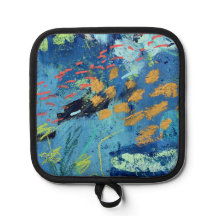 Luvas de Forno e Suportes de Panela no Design Blac