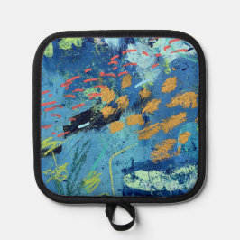 Luvas de Forno e Suportes de Panela no Design Blac