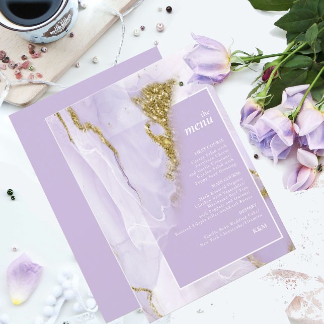 Lux Ink Lavanda Menu Abstrato ID990 (Criador carregado)