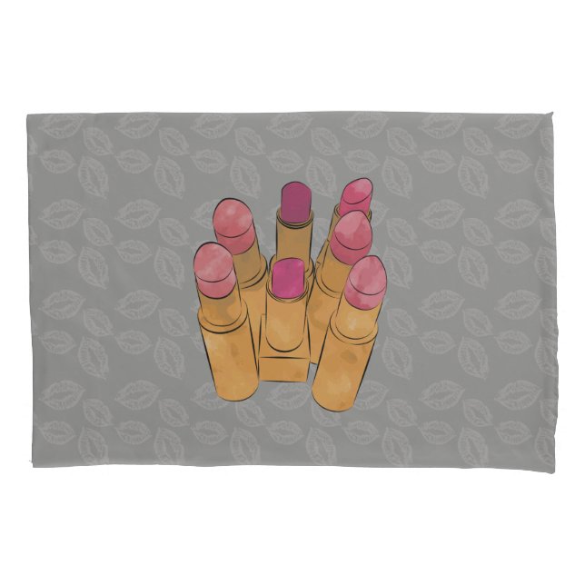 Luxe Beaustick Kiss Pillowcase (Frente)