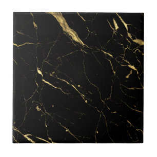 Luxe Black e Dourado Marble