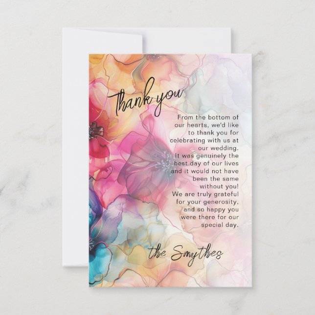 Luxe Pinks Purples com Molho Glamour Cartão de Gra (Frente)