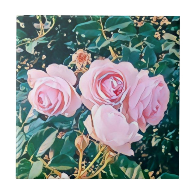 luxe romantic flowers botanical wallpaper (Frente)