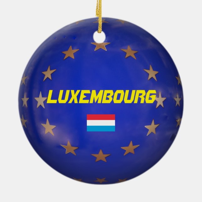 Luxemburgo E.U. enfeites de natal (Traseira)