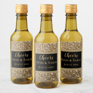 Lúxias Alegres Mini Vinho Rótulo Dourado Pearis Lá