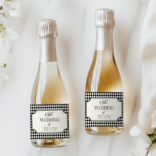 Luxo Antigo Dinheiro Preto Marfim Casamento Vintag