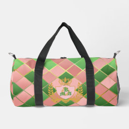 Luxo Chique Esnobe Rosa Verde Xadrez Monograma Bra