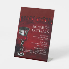 Luxo Gótico | Bebidas de Sangue Vermelho e de Assi