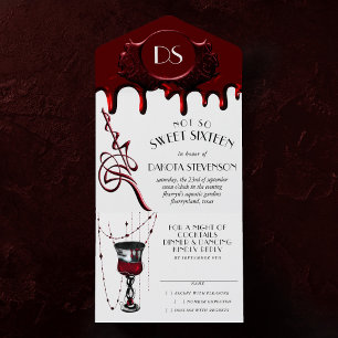 Luxo Gótico Gozado Gory Blood Red Sweet Sessenta