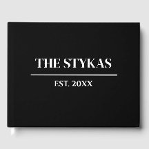 Luxo | Livro de Convidados sobre Casamentos Mínimo