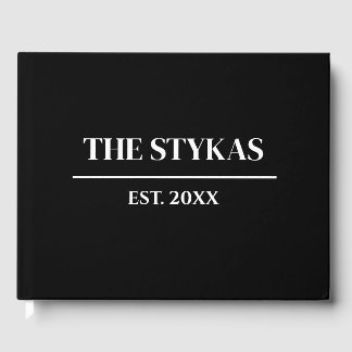 Luxo | Livro de Convidados sobre Casamentos Mínimo