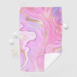 Luxo Marble Glitter Rosa Púrpura Dourada