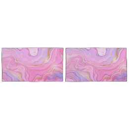 Luxo Marble Glitter Rosa Púrpura Dourada