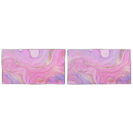 Luxo Marble Glitter Rosa Púrpura Dourada