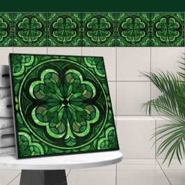 Luxo sortudo de trevo de quatro folhas