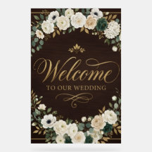 Luxuoso Elegante texto dourado de bosque casamento