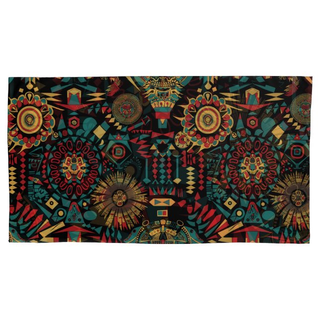 Luxuoso Teal "Padrões Inspirados no Patrimônio" Ki (Frente-Esquerda)