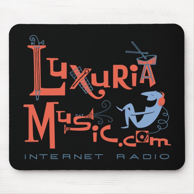 LuxuriaMusic Mousepad - preto (Frente)