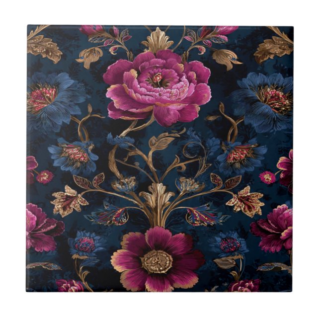 Luxury Floral Vintage Royal (Frente)
