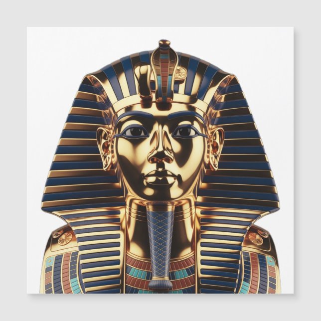 Luxury Golden Egyptian Mask Artwork (Frente)