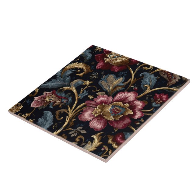 Luxury Indian Floral Vintage Royal (Lateral)