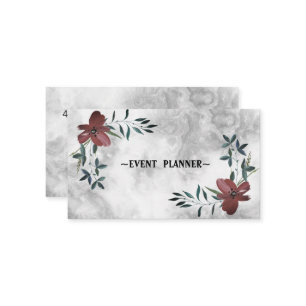 Luxury Legal Silver Marble Cartão de visita