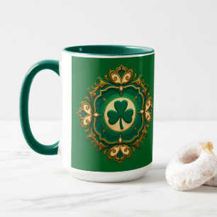 Luxury Shamrock St Patrick’s Day Shirt – caneca