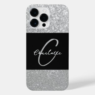 Luxury Sparkle Silver Glitter Name
