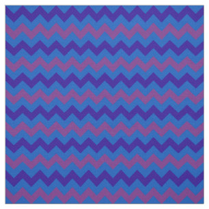 Luz à moda - azul, azul escuro, tecido de Chevron