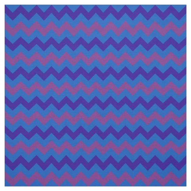 Luz à moda - azul, azul escuro, tecido de Chevron (Modelo)