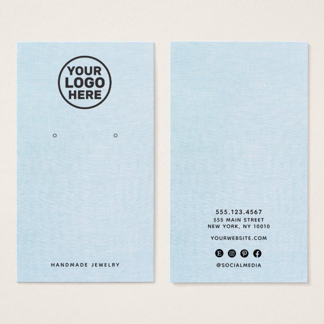 Luz Azul Alongar Adicionar Retentor de Exibição de (Frente & Verso)