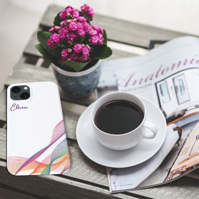 Luz azul elegante e colorida (Criador carregado)