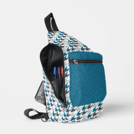 LUZ AZUL MARINHA E CINZA ESCURA HERRINGBONE E WEAT