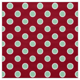 Luz - bolinhas verdes no tecido marrom do Natal