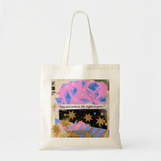 Luz Começa – Bolsa Tote de Arte